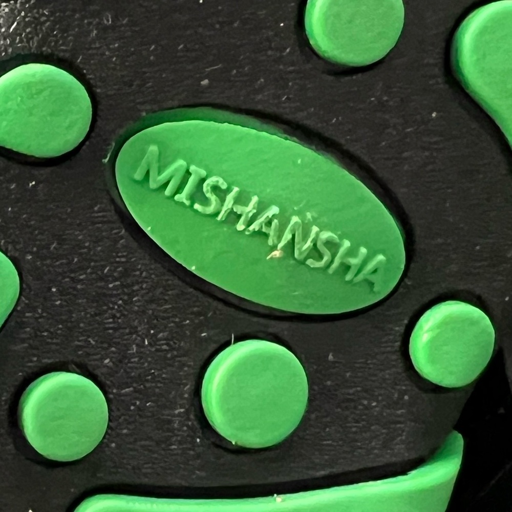 Mishansha-Youth size: 28, Black/Green boots, Pre- Owned good condition - Picture 5 of 7